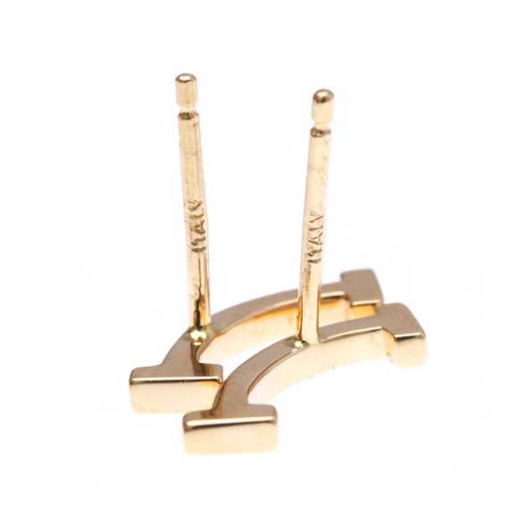 Tiffany Smile No Stone Pink Gold (18K) Stud Earrings Pink Gold